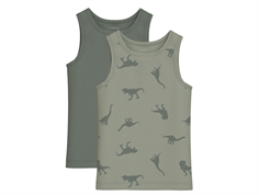 Name It agave green dino undershirt (2-pack)